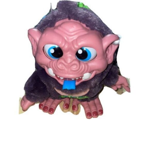 Crate Creatures Surprise Brown Monster Blue Tongue Lizard Nanners- WORKS - Picture 8 of 12